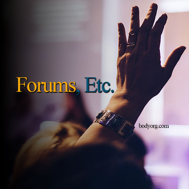 Read: Forums, Seminars & Talks Index. Powered By Body Organization