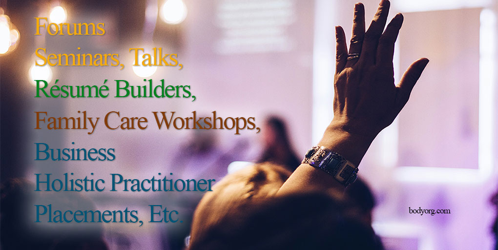 AYM Center: Forums, Seminars & Talks Index. Powered By Body Organization